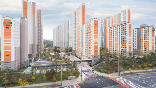 부천 옥길 호반베르디움 아파트 사진. <호반건설 제공>